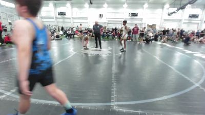 98 lbs Round Robin 2 - Shah Tiggett, Indiana Outlaws - EL vs Dominec Pizzuoi, ARES Red - EL