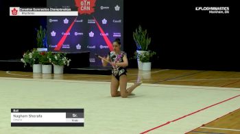 Nagham Shorafa - Ball, Ontario - 2019 Canadian Gymnastics Championships - Rhythmic