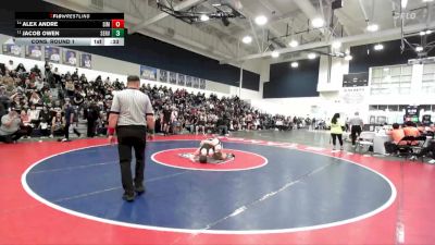 144 lbs Cons. Round 1 - Alex Andre, Simi Valley vs Jacob Owen, Servite