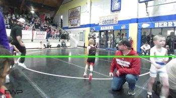 45 lbs Semifinal - Duke Hawkins, Checotah Matcats vs Cole Carter, Hilldale Youth Wrestling Club