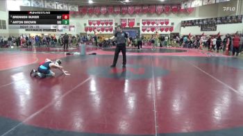 70 lbs Quarterfinal - Brennen Buker, Hutchinson vs Anton Brown, Hastings