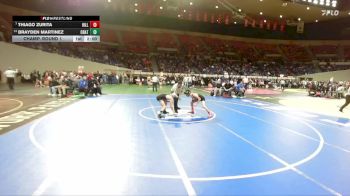 5A Boys 106 lbs Champ. Round 1 - Thiago Zurita, Hillsboro Boys vs Brayden Martinez, Crater Boys