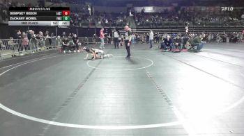 70 lbs 3rd Place - Dempsey Beech, Eastern Junior Vikings vs Zachary Morel, Frezzo Fight Factory