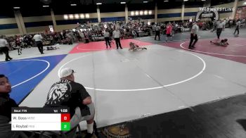 85 lbs Rr Rnd 4 - Willy Goss, Moses Lake WC vs Israel Roybal, Pride WC