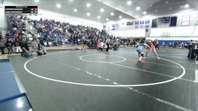 140 lbs Champ. Round 1 - Kathrine Marquez, Lawndale vs Emma Whittenton, Camarillo