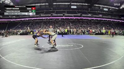 D1-157 lbs Cons. Semi - Grady Rousse, Traverse City Central HS vs Braxten Roche, Detroit Catholic Central HS