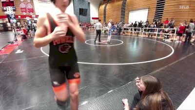 126B Champ. Round 1 - Morgan Albright, Dubois Middle School vs Auzzy Carter, Powell Middle School