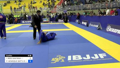 IGOR RIOS SANTANA vs PABLO HENRIQUE BATTU DE OLIVEIRA 2024 Brasileiro Jiu-Jitsu IBJJF