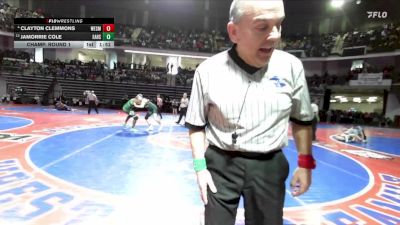 175-4A Champ. Round 1 - Jamorrie Cole, Eastside Hs vs Clayton Clemmons, Westminster Schools