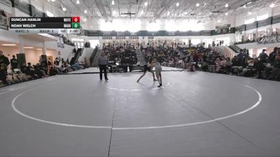 113 lbs Round 1 (16 Team) - Noah Welch, Walnut Grove vs Duncan Hanlin, Wayne County HS