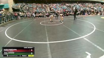 106 lbs Cons. Round 7 - Mas Hatano, Folsom vs Alex Portugal, Elk Grove Senior