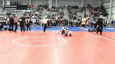 220 lbs Quarterfinal - Dominic Darch, NY vs Lucas Rogers, MD