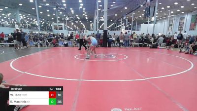 130 lbs Rr Rnd 2 - Weston Tabb, D3 Training Center vs Brandon MacInnis, Kraken Red