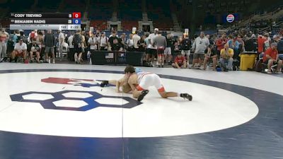 144 lbs Cons. Rd Of 16 - Cody Trevino, Iowa vs Benjamin Nadig, South Dakota