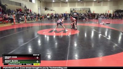 95 lbs Cons. Round 3 - Grant Cook, ROCORI vs Benny Block, Cadott Wrestling Club