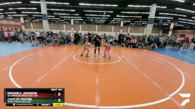 79-81 lbs Round 3 - Maxwell Johnson, All American Wrestling Club vs Caitlyn Mochel, Duran Wrestling Club