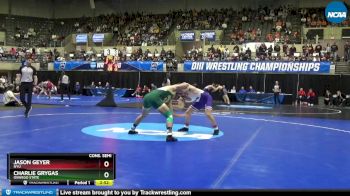 174 lbs Cons. Semi - Jason Geyer, NYU vs Charlie Grygas, Oswego State