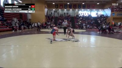 165 lbs Cons. Semi - Michael Hutchison, Millikin vs Brennen Green, Grand View (Iowa)