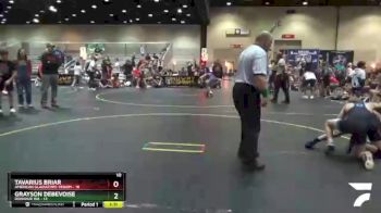 101 lbs Round 5 (6 Team) - Tavarius Briar, American Gladiators-Venom vs Grayson Debevoise, Donahue WA