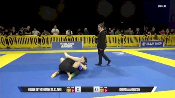 Georgia Ann Ivsin vs Hollie Gethsemane St. Claire 2025 Pan IBJJF Jiu-Jitsu No-Gi Championship