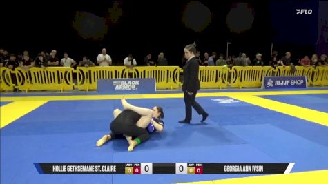 Georgia Ann Ivsin vs Hollie Gethsemane St. Claire 2025 Pan IBJJF Jiu-Jitsu No-Gi Championship