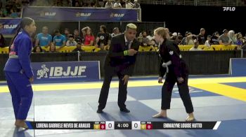 Emmalyne Louise Hutto vs Lorena Gabriele Neves De Araujo 2026 Pan Kids Jiu-Jitsu IBJJF Championship