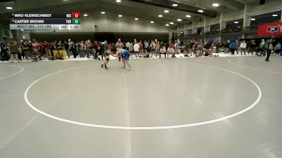 215 lbs Quarters - Niko Kleinschmidt, Weigh In Club vs Carter Brown, Team Missouri Select