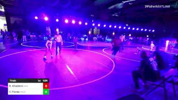 70 lbs Final - Reza Khademi, Daniel Cormier Wr Ac vs Yareli Flores, Warriors Of Christ (WOC)