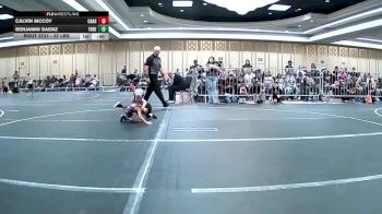 37 lbs Semifinal - Calvin McCoy, Charger WC vs Benjamin Saenz, Threshold WC