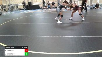 109 lbs Consi Of 16 #2 - Kiem-ai Pham, Paw vs Jeream Estabilio, DTC Wrestling