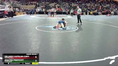 126-4A/3A Champ. Round 1 - Brenten Prestcott, Clarksburg vs Orlando Castelan-Cortez, Oakland Mills