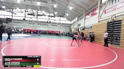 100 (102) Champ. Round 3 - Kamille Fababier, Freedom vs Alyse Domingo, Washington (Fremont)