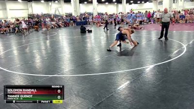 126 lbs Round 5 (8 Team) - Tanner Guenot, MAWA Blue vs Solomon Randall, Team Diamond Fish Pink