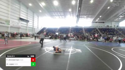 62 lbs Consi Of 4 - Freddy Zimmerman, Fearless WC vs Ashton Lopez, Parker Invictus WC