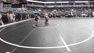 138 lbs Consi Of 4 - Ryder Bond, Trailhands Wrestling vs Caleb Aube, Juneau Tornados