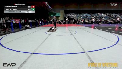 70 lbs Consolation - Gideon Huber, Sebolt Wrestling Academy vs Landon Cantu, Mantanona TC