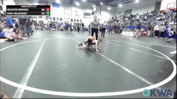 46 lbs Round Of 16 - Holsten Bridges, Norman Grappling Club vs Paul Velazquez, Lexington Wrestling Club