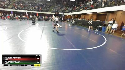 136 lbs Round 4 - Makana Miller, Iowa vs Marlee Peyton, Iowa