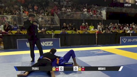 Micah S vs Tyler C 2025 Pan Kids Jiu-Jitsu IBJJF Championship