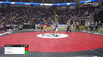 132 lbs Consolation - Zachary Martin, Neshaminy vs Mason Myers, Central York