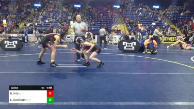 110 lbs Quarterfinal - Jordin Peoples, Curwensville vs Taylor Yablonski, Delaware Valley