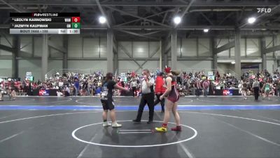 185 lbs Semifinal - Jazmyn Kaufman, Girard Matside vs Leolyn Karnowski, Wamego