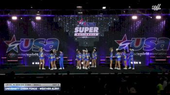 University Cheer Force - Weather Alert [2026 L5 Senior Coed - Small Day 3] 2026 USA All Star Super Nationals