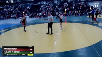 104-113 lbs Champ. Round 1 - Karley Holmes, Silver Lake Wrestling vs Madalyn Andersen, 2TG