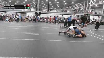 126 lbs Quarterfinals (8 Team) - Jackson Max, Grit Mat Club Blue vs Mikey Bautista, Iron Horse Blue