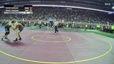 D1-215 lbs Champ. Round 1 - Mahdi Sabbagh, Dearborn HS vs Brady Vaughan, Traverse City West HS