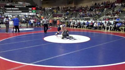 6A 150 lbs Quarterfinal - Caiden Saavedra, Jonesboro High School vs Adam Russell, Fayetteville High School