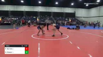 126 lbs Consolation - Fernando Barreto, CA vs Hunter Mason, TN