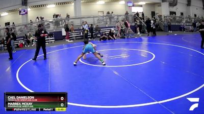 85 lbs 2nd Place Match - Cael Danielson, Texas Elite Wrestling Club vs Marrea McKay, Powerhouse Wrestling