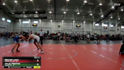 150 lbs Round 3 (4 Team) - Myles Preston, Osprey WC vs Ibrahim Laraj, Capital City WC